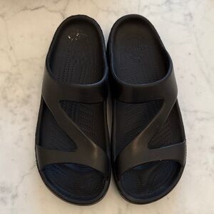 Dawgs Black Women's Sandals Z Pattern